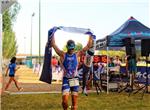 Fernando Fernández y Claudia Marco vencen en el XII Triatlón Cros Villa de Sádaba