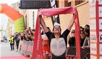 Laura Gómez y Fernando Zorrilla, campeones de España de Duatlón Larga Distancia en Híjar