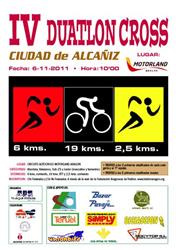 PUBLICADA LA LISTA DE INSCRITOS DEFINITIVOS EN EL "IV DUATLON CROS CIUDAD DE ALCAÑIZ"