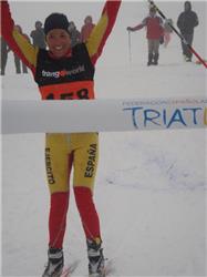 Mónica Sáez en el "Top Ten" del Campeonato del Mundo de Triatlón de Invierno
