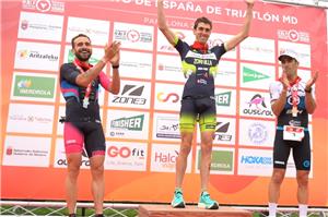 Fernando Zorrilla campeón de España de Triatlón MD en Pamplona