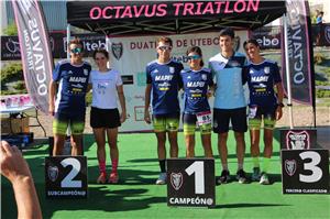 El Duatlón Solidario de Utebo protagonista de una emocionante Copa Aragonesa de Duatlón Cros