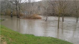 La crecida del Río Guadalope obliga a cambiar la ubicación del Duatlón Infantil