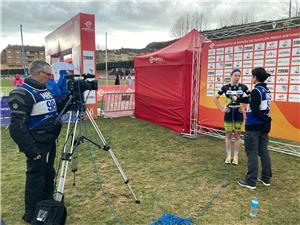 Fernando Zorrilla triple campeón de España de Duatlón M.D. y Marta Borbón subcampeona de España.