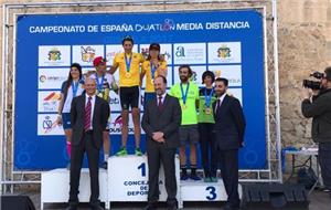 Fraga y Orihuela colocan a nuestros duatletas en la Elite nacional