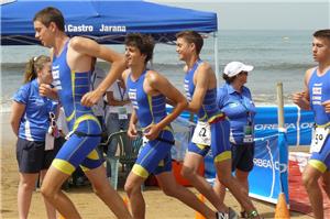 Notable actuación aragonesa en el Campeonato de España de Triatlón en Edad Escolar