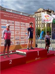 Fernando Zorrilla campeón de España de Triatlón M.D. por tercera vez consecutiva.