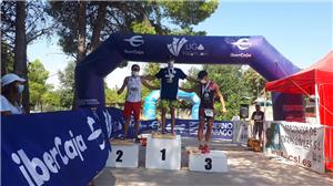 Jaime Martín y Ester Ruiz se proclaman en Alcañiz campeones de Aragón de Triatlón Cros 2021