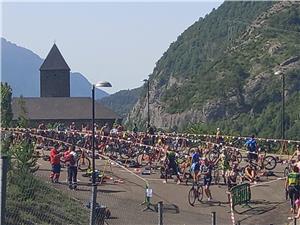 Marta Borbón y Fernando Zorrilla campeones de Aragón de triatlón sprint 2022