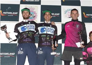 Eliseo Martín y Ana Llanos vuelven a imponerse en el Duatlón Cros de Alcañiz