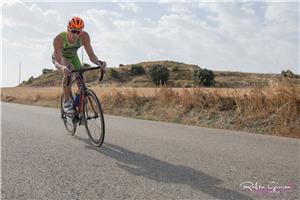 David Huertas e Irati Samaniego se imponen en el Binatlón de La Sotonera