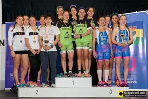 Saltoki y Stadium Casablanca-Almozara 2000 brillan en el Duatlón contrarreloj por equipos