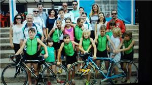 La selección de Aragón Cadete realiza una jornada técnica en el Campus de Triatlón del E.M. El Olivar