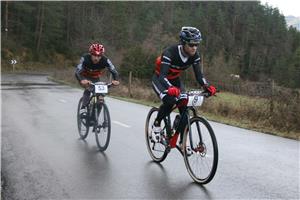Miguel López y Yolanda Magallón campeones de Aragón de Triatlón de Invierno
