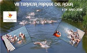 Triatletas y nadadores comparten el Circuito de Aguas Abiertas de Aragón