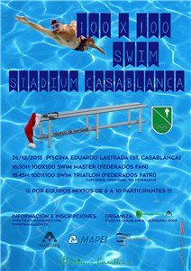 100 x 100 SWIM TRIATLON Stadium Casablanca (Federados FATRI)