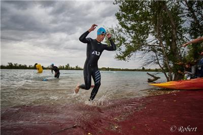 Lizer Lorente y Sara Bareas campeones de Aragón de Triatlón Cros 2018