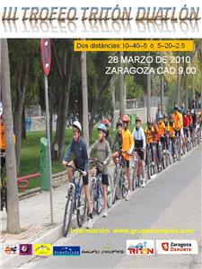 El domingo turno para el Campeonato de Aragón de Duatlón