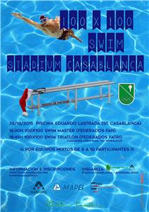 100 x 100 SWIM TRIATLON Stadium Casablanca (Federados FATRI)