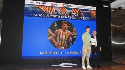 Javier Coscolla y Lucía Gracia mejores deportistas FATRI 2024