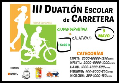 [JJ.EE.] III Duatlón de Carretera Escolar de Calatayud