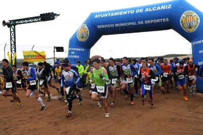 Diego Heredero y Yolanda Magallón Campeones de Aragón de Duatlón Cros