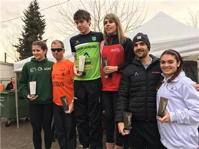 Laura Navarro y Roberto Gibson imponen su juventud en Calatayud