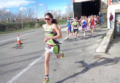 Eliseo Martín y Marta Pintanel repiten título autonómico de duatlón