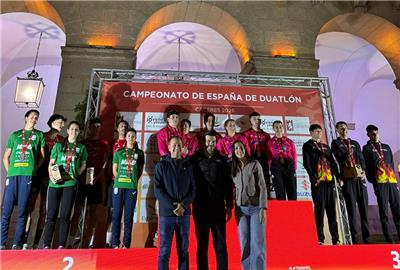 El duatlón femenino aragonés brilla en el Campeonato de España de Duatlón de Cáceres