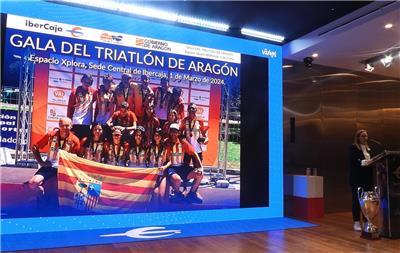 La Gala del Triatlón de Aragón 2024 se celebrará el viernes 14 de febrero a las 19:00h en el Espacio Xplora de Ibercaja