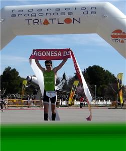 Juan Millán y Mónica Ortín campeones de Aragón de Duatlón