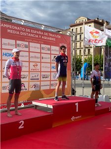Fernando Zorrilla campeón de España de Triatlón M.D. por tercera vez consecutiva.