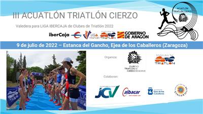 III ACUATLÓN TRIATLÓN CIERZO - Cto. Aragón de Acuatlón 2022