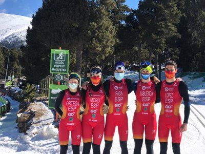 Participación aragonesa en el Campeonato del Mundo de Triatlón de Invierno 2021