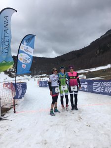 Pello Osoro y Cristina Ara se adjudican el XIX Triatlón de Invierno Valle de Ansó