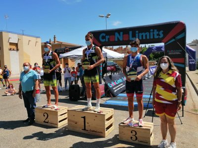 Alejandro García y Claudia Esteban se adjudican el I Triatlón Supersprint de Biota