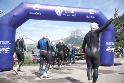 Se reaunuda el calendario de competiciones de la Federación Aragonesa de Triatlón