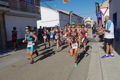 Antonio Urbano y Ana Llanos primeros líderes de la XXI Copa Aragonesa de Duatlón Cros