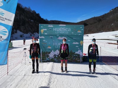 Aragón brilla en el Campeonato de España de Triatlón de Invierno 2021