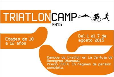Cartuja de Monegros acogerá una nueva edición del Triatlón Camp para escolares