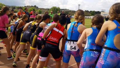 Calatayud fue sede un año más del Campeonato de Aragón de Duatlón Escolar