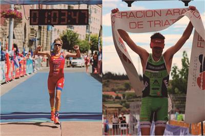 Marta Pintanel y Fernando Zorrilla elegidos mejores triatletas de Aragón 2019