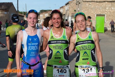 Fernando Zorrilla y Marta Pintanel campeones de Aragón de Triatlón Sprint 2018