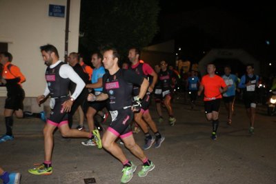 Sobradiel estrena con éxito su primer duatlón nocturno