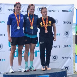 La Universidad de Zaragoza subcampeona de España de triatlón universitario