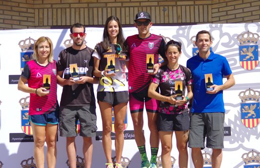 Antonio Urbano y Ana Llanos primeros líderes de la XXI Copa Aragonesa de Duatlón Cros