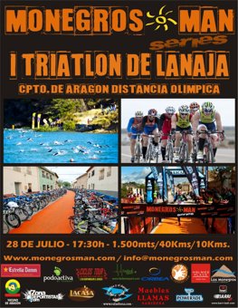 Lista de inscritos y últimas indicaciones para el I Triatlón de Lanaja-Campeonato de Aragón de Triatlón