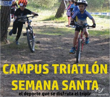 Oferta de triatlón para los pequeños en Semana Santa