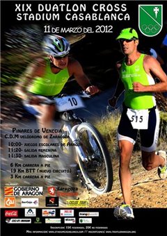 LISTA DE INSCRITOS PARA EL XIX DUATLON CROS STADIUM CASABLANDA Y JJEE.