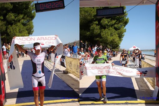 Mequinenza brinda una triple e histórica jornada de triatlón